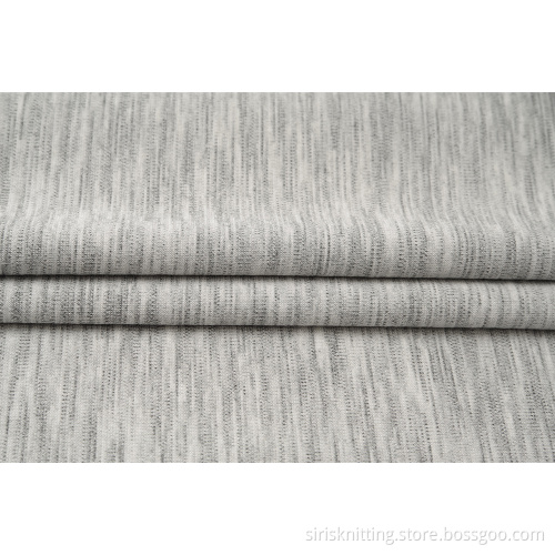 Melange Space Dyed Dubbel Jacquard Stretch Scuba Fabric
